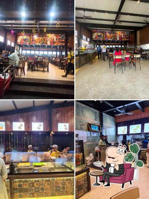 The interior of Roti Satkar