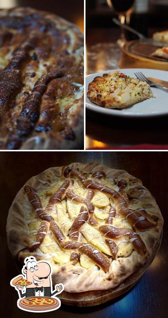 Consiga diferentes variedades de pizza