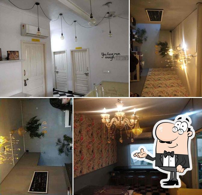 Behind Yellow Doors Diner