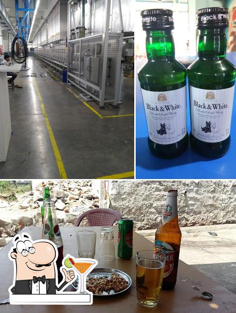 The restaurant's drink and exterior