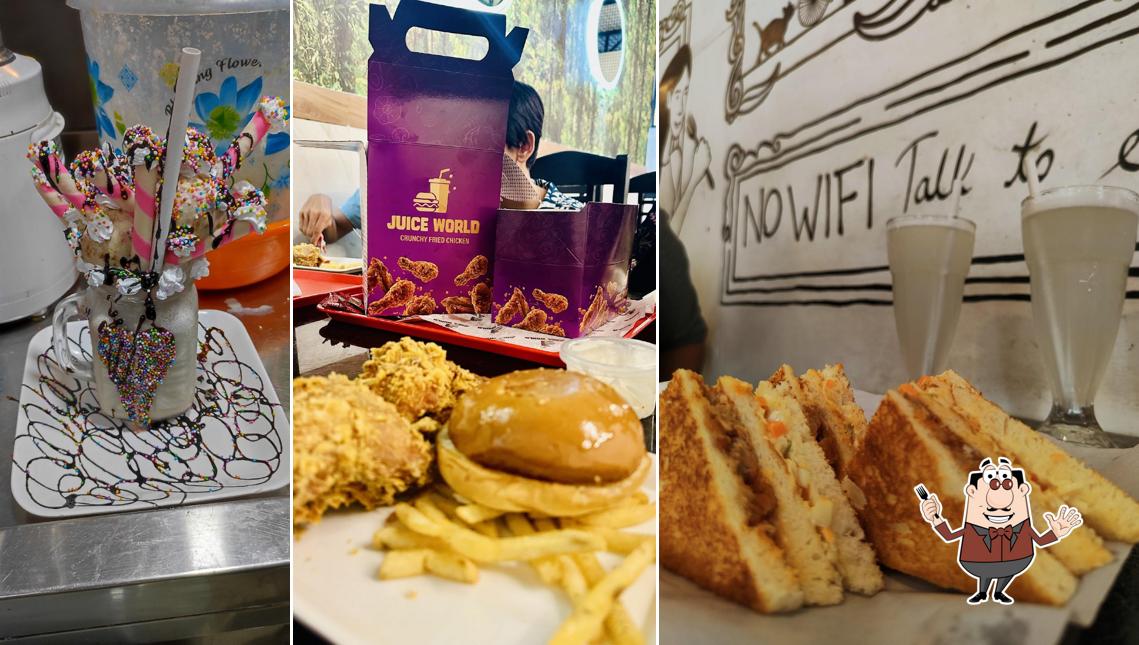 Food at Najmas juice world