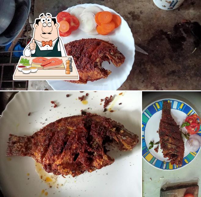 Meenoos Coolbar & Coffee bar, Veetil Oonu provides a menu for seafood lovers