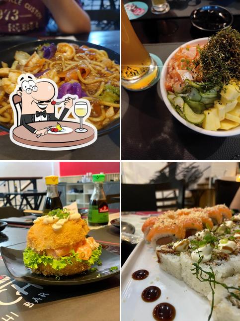 Platos en Taychi Sushi Bar