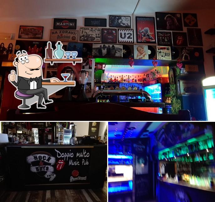 Dai un'occhiata agli interni di Doppiomalto Music Pub