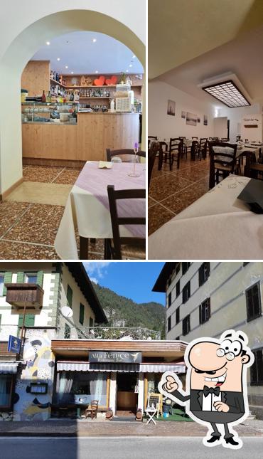 Tra le varie cose da Ristorante Bar "Alla Fenice" si possono trovare la interni e cibo