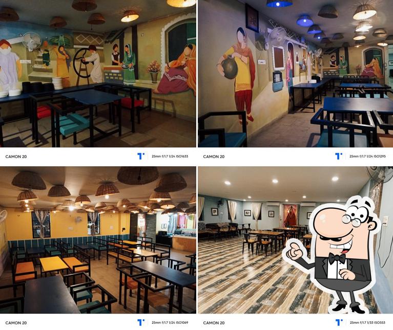 Take a seat at one of the tables at MURTHAL THE DHABA