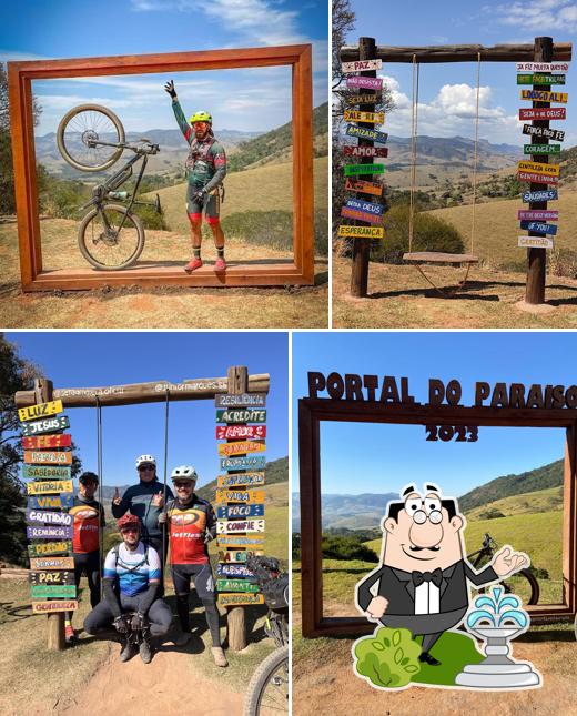 Desfrute da vista da área externa do Seta Amarela Restaurante e Pousada