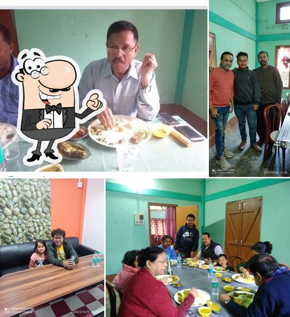 The interior of Hotel Dibyarun-Authentic Assamese Food(Duck, Pork, Chicken, Bamboo shoot)