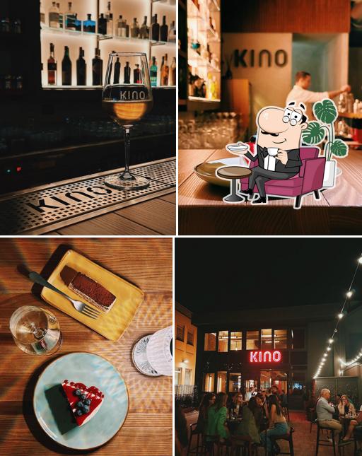 Gli interni di KINO bar bistrot
