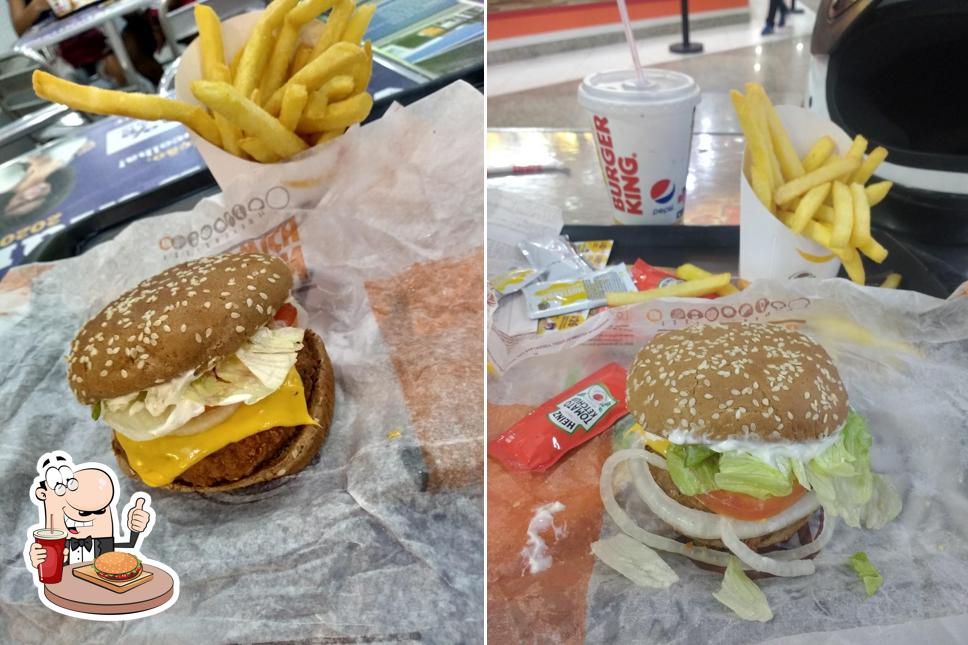 Os hambúrgueres do Burger King irão satisfazer uma variedade de gostos