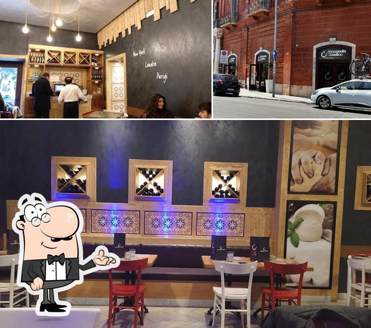 Dai un’occhiata alla foto che raffigura la interni e esterno di Mozzarella e Basilico