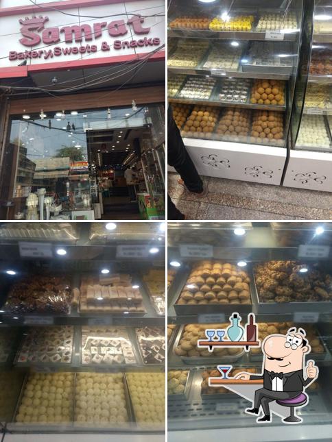 The interior of Samrat