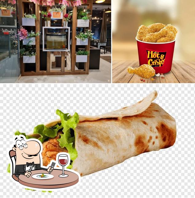 The restaurant's food and interior