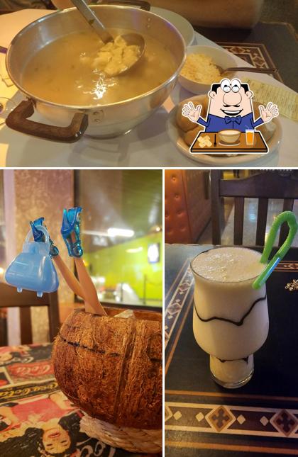 Sopa de moluscos em Kegelbahn Boliche Bar e Restaurante