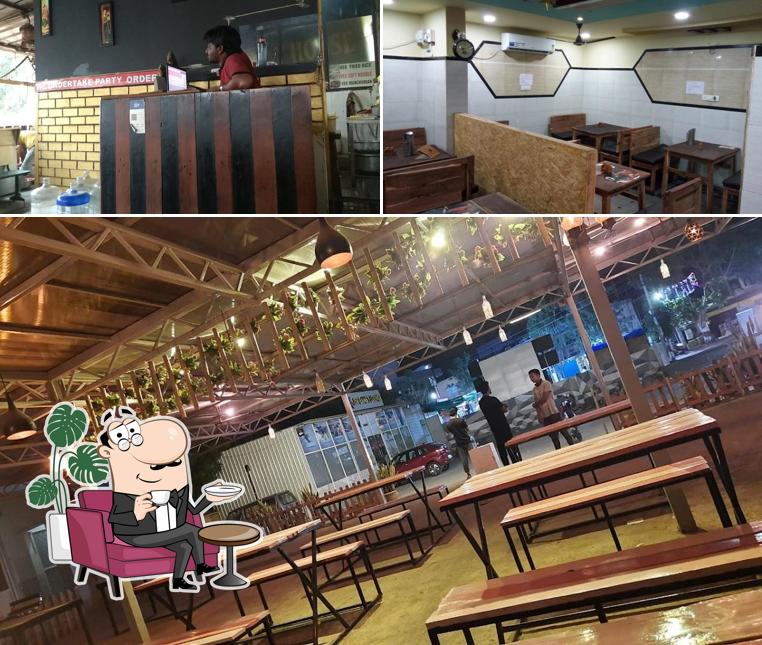 The interior of Biryani R Kebab's