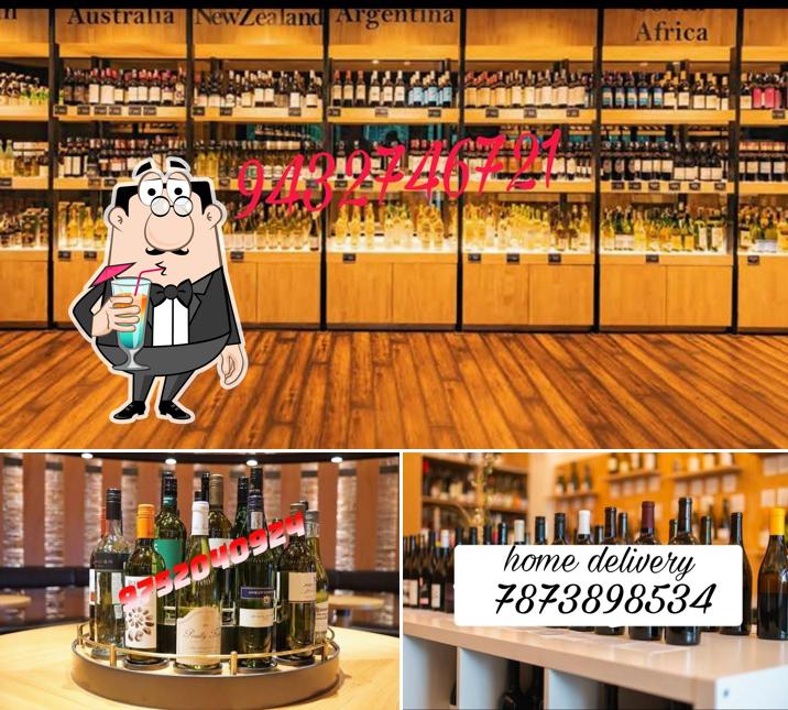 Pick a drink from the menu