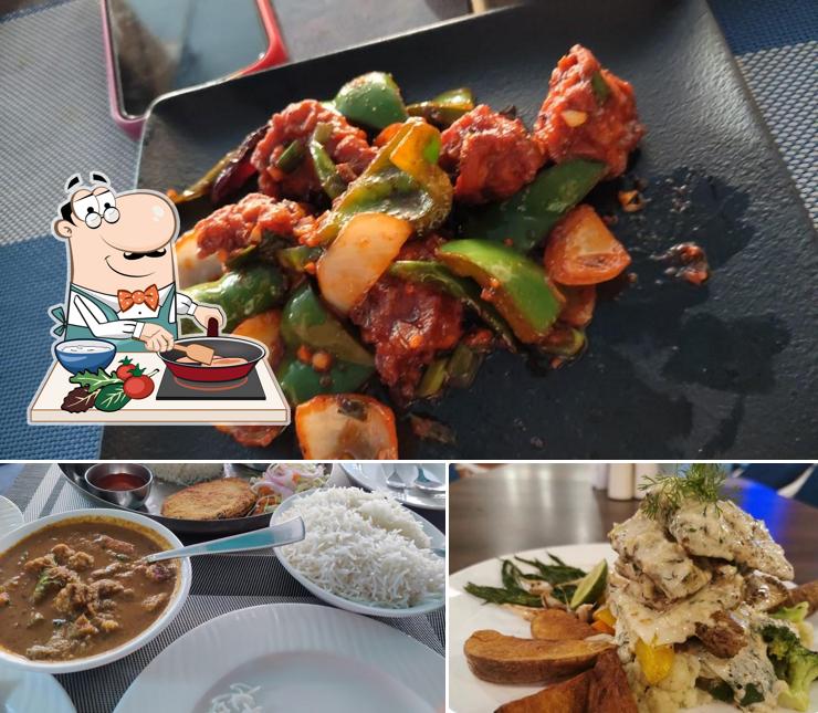 Chicken curry at Azura The Grill Fish