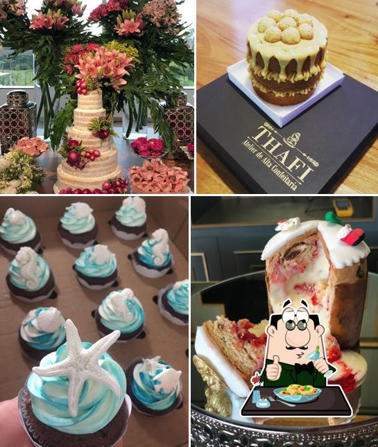 Platos en Thafi Atelier de Alta Confeitaria