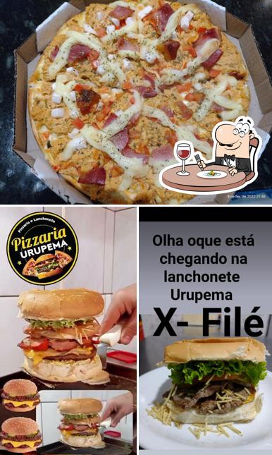 Sanduíche de carne de porco desfiada em Lanchonete e Pizzaria Urupema