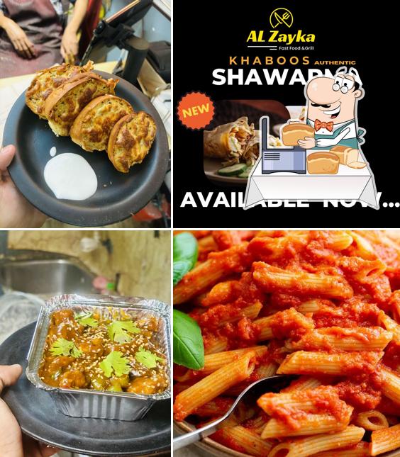 Garlic bread at AL-ZAYKA CHICKEN FASTFOOD -best restaurant in ashta