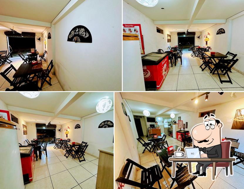 O interior do Billjoe Sabores do Oriente