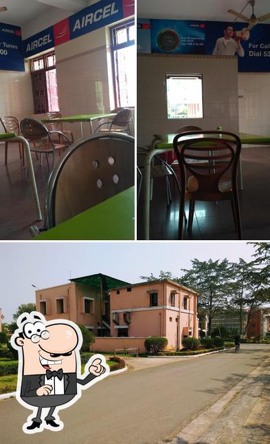 The image of interior and exterior at Rengcol Canteen