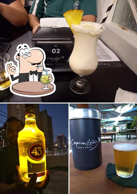 Escolha uma bebida do menu