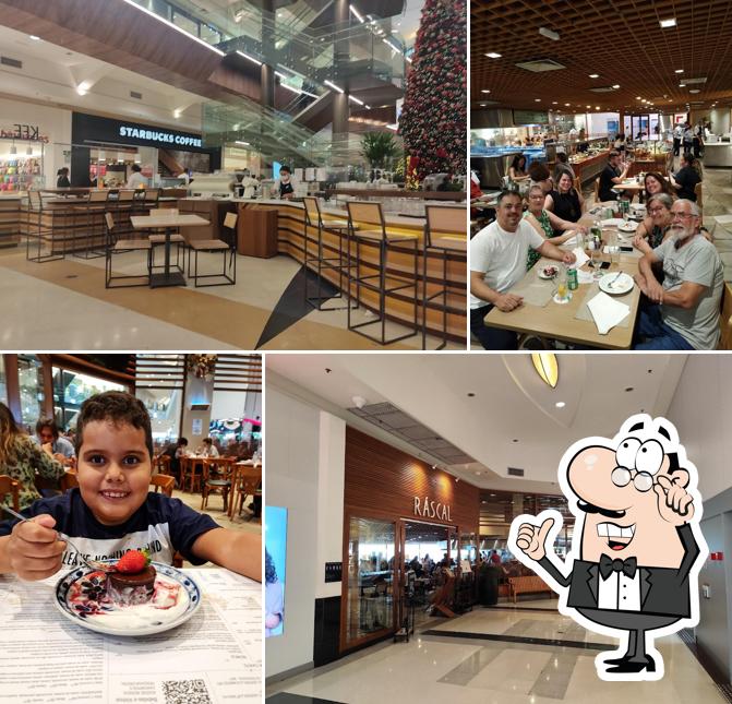 Sente em uma das mesas no Ráscal Villa-Lobos