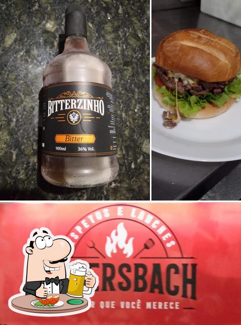 Ottersbach espetos e lanches offerece uma opção de cervejas