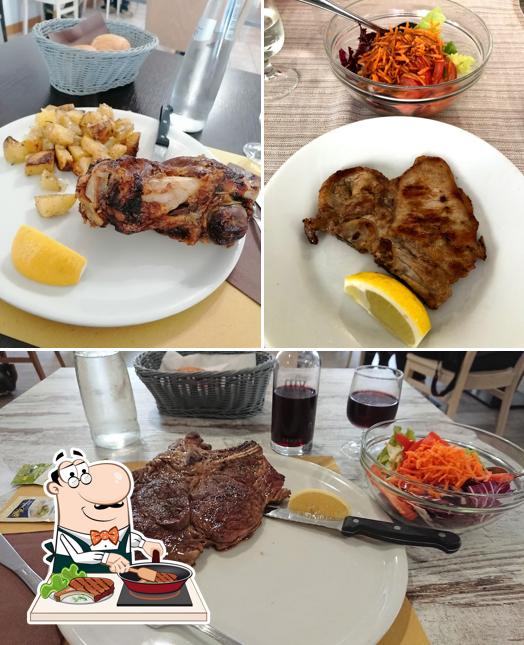 Ristorante La Sosta offre des repas à base de viande
