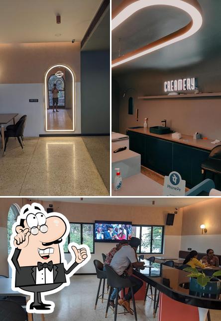 The interior of CREAMERY