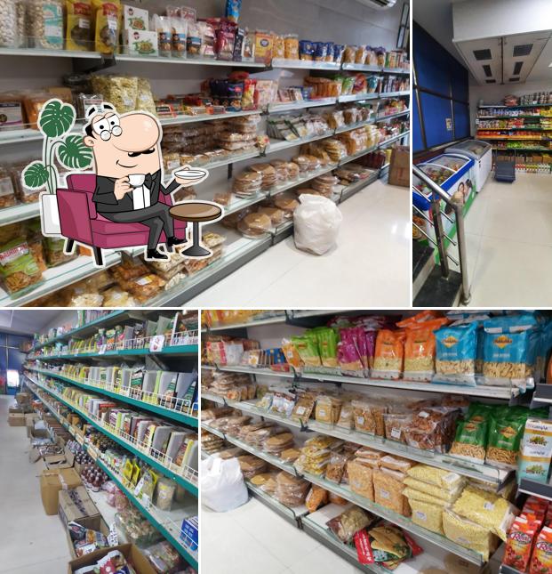 The interior of Mukesh Bakery