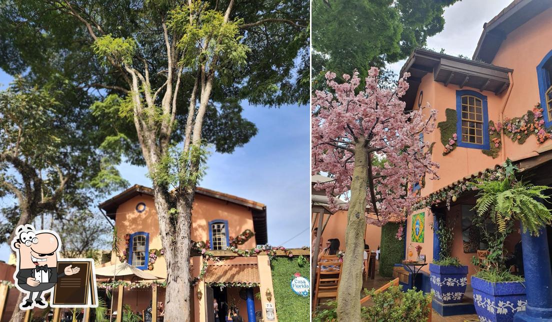 O exterior do Casa Florida Restaurante