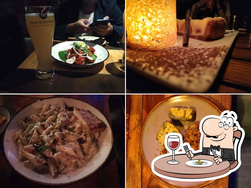 Food at Brew and Barbeque - A Microbrewery Pub