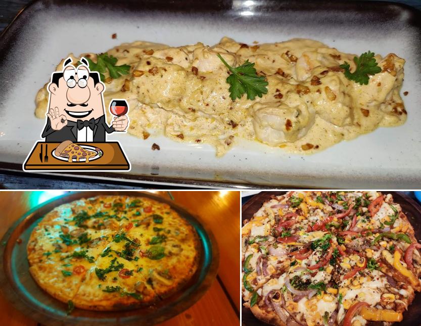 Order pizza at Captain Drunk The Cocktail House