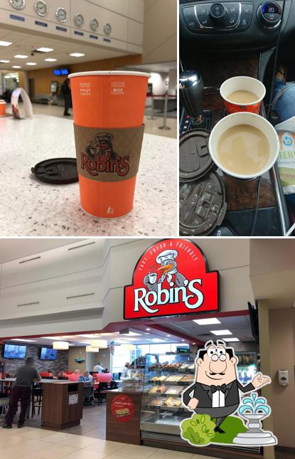 L'extérieur de Robin's Donuts