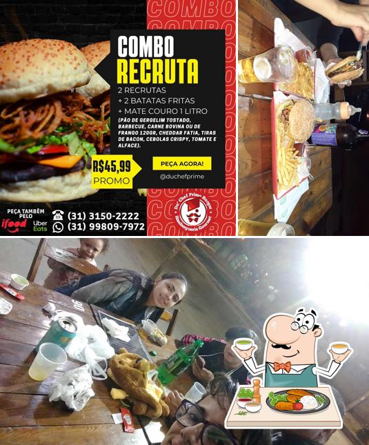 Sanduíche de carne de porco desfiada em Du'Chef Prime Burger