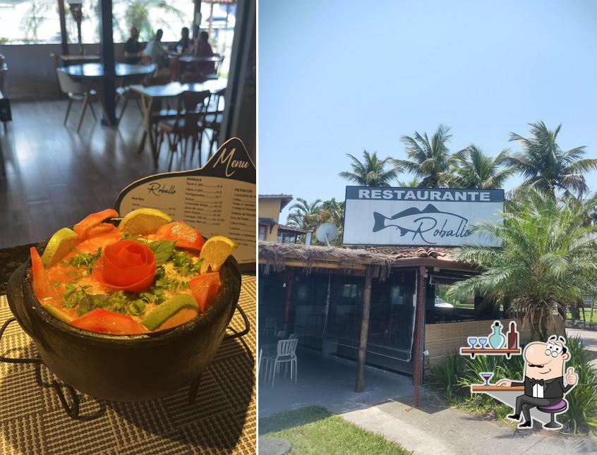 O interior do Restaurante Roballo - Condomínio Porto Bracui