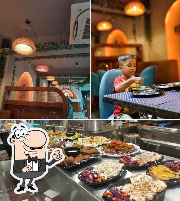 SAAGA FAMILY DINING is distinguished by interior and food