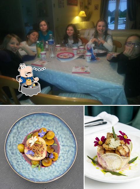 Les Vignes Rouges - Restaurant se distingue par sa nourriture et table à manger