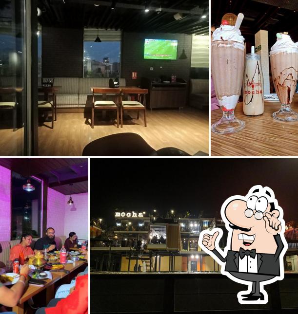 The interior of Mocha Café & Bar