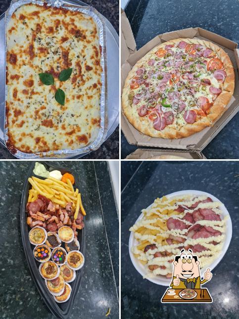 Peça diferentes tipos de pizza