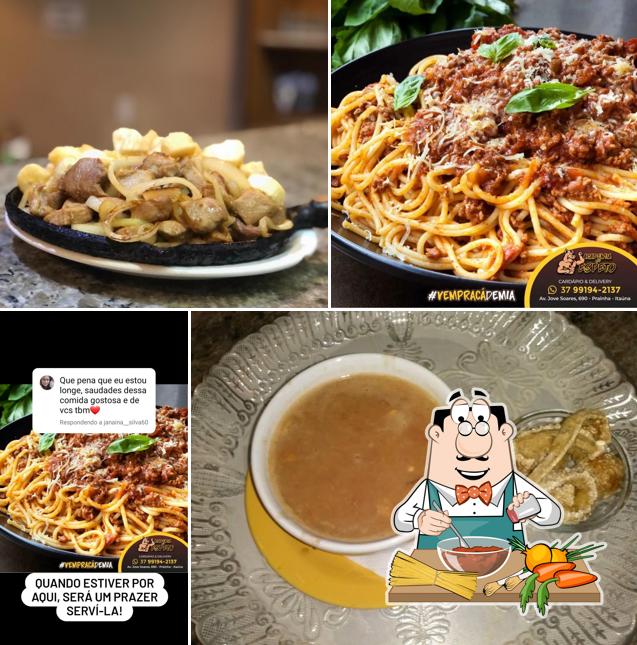 Esparguete à bolonhesa em Cia do Espeto Itaúna