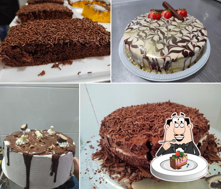 Bolo de chocolate em Padaria e Conveniência Forno de Ouro