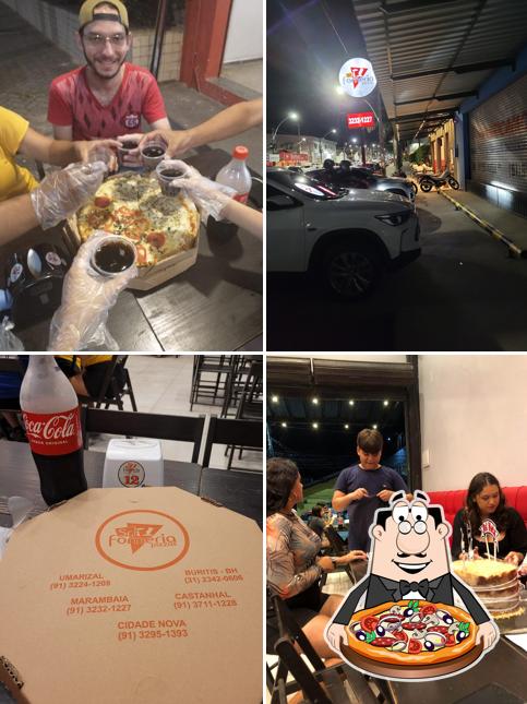 Experimente pizza no Sr. Forneria Pizzas Marambaia