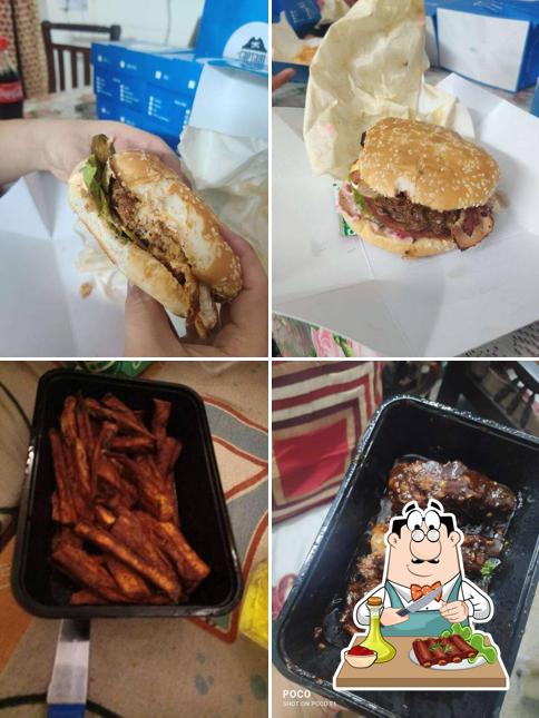 Baby back ribs at Captain Grub