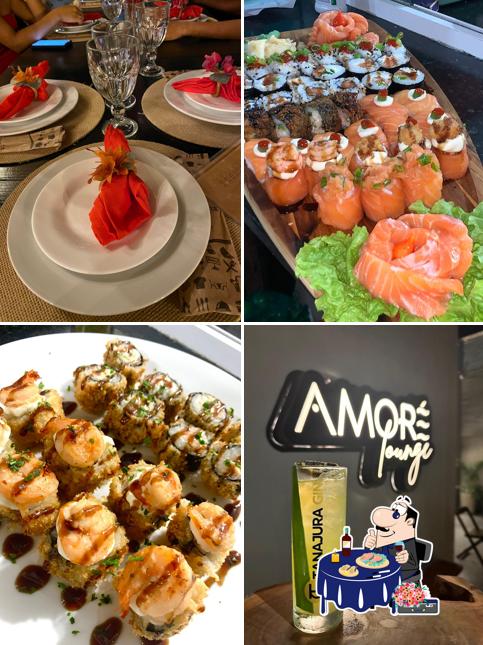 Sashimi em Amoré & Sushi Valença