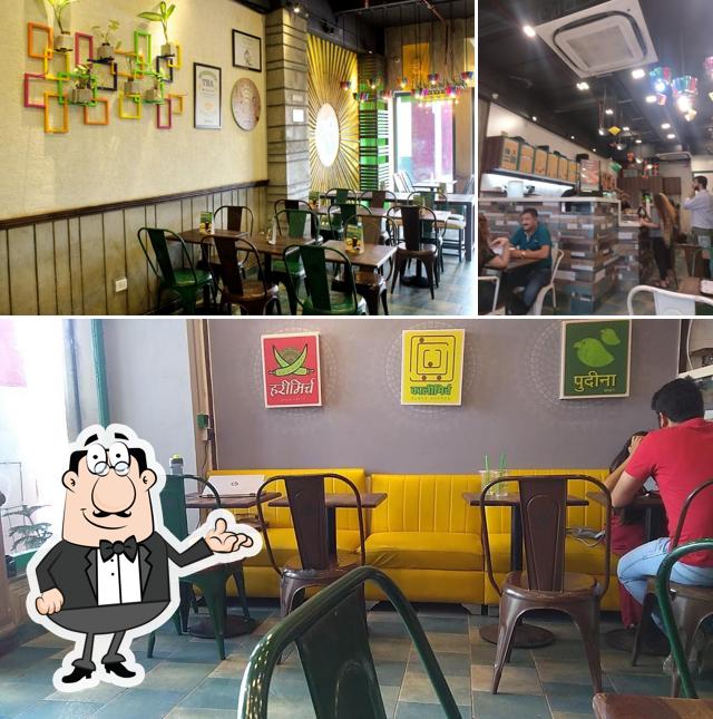 The photo of interior and exterior at Chaayos Cafe at Netaji Subhash Place