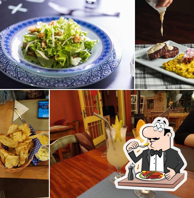 Platos en Bistrô Vinho com Arte