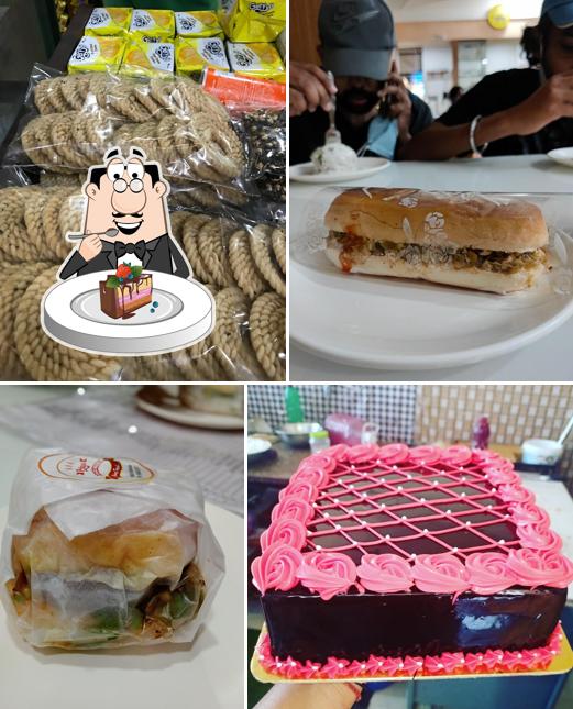 Chocolate cake at Priya Bakery